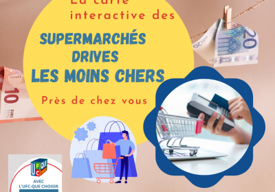 Supermarchés Drives les moins chers
