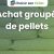 Achat groupé de pelets
